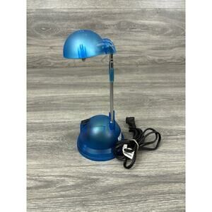 Vintage IKEA Espressivo Blue Telescopic Halogen Desk Lamp Light MCM Mid Century